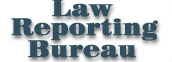 Return to the New York State
Law Reporting Bureau's Home Page