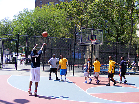 photo of basketball game