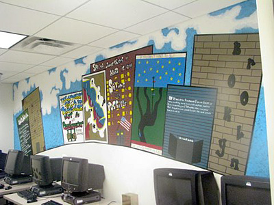 photo of the mural