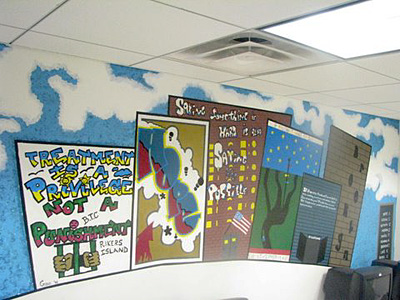 photo of the mural